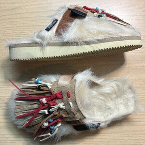 Alanui x Suicoke Zavo Faux Fur Slides Size 8